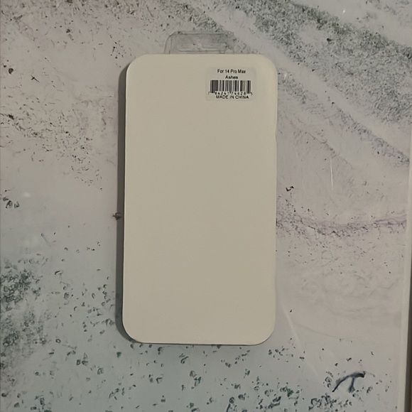 Ashes/Grey IPhone 14 Pro Max silicone phone case, NWOT - Picture 4 of 4